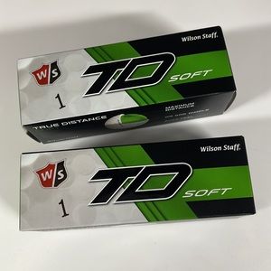 Golf balls True Distance soft golf balls 2 packs of 3, 6 total. New in package.